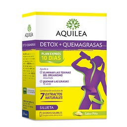 AQUIELA DETOX+QUEMAGRASAS 10 STICKS