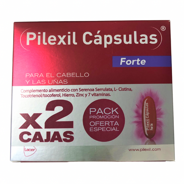 PILEXIL CÁPSULAS FORTE CABELLO Y UÑAS 2x100 CAPS